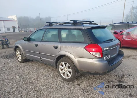 2008 Subaru Outback 2.5I/2.5I L.l. Bean Edition from USA, damaged, VIN 4S4BP61CX87348502